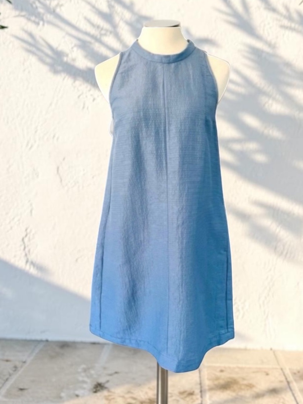 ‘S MAX MARA Sky Blue Summer A Line Dress Size 6